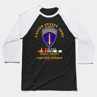 US Army Europe - Berlin Airlift  w  COLD EXP OCCP Airplane SVC Baseball T-Shirt